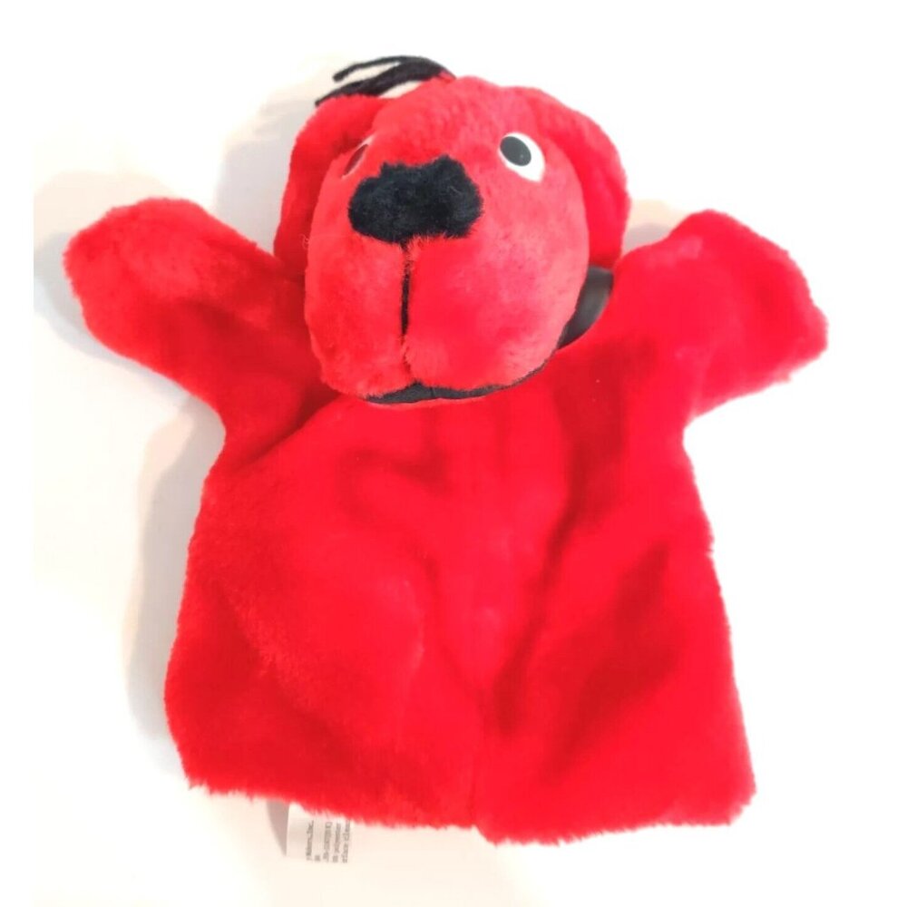 Vtg Clifford The Big Red Dog Hand Puppet Plush Norman Bridwell Merry Makers 95'